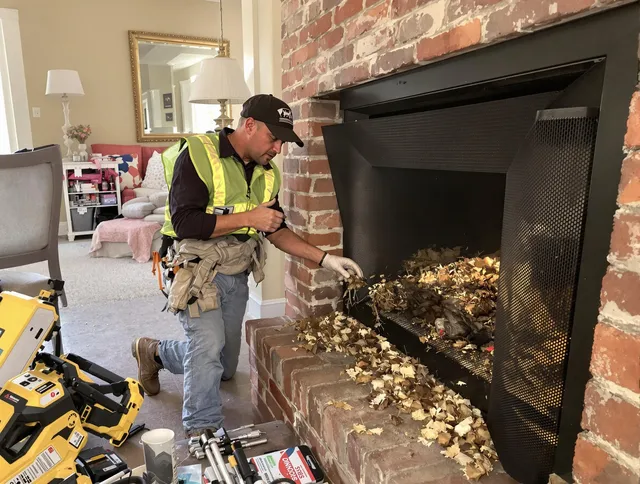 Safe screening installation by Westchester Chimney Sweep in Westchester, FL