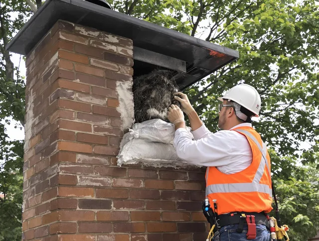 Humane removal of debris and animals by Westchester Chimney Sweep in Westchester, FL