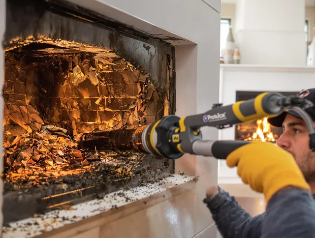 Professional chimney cleaning by Westchester Chimney Sweep in Westchester, FL