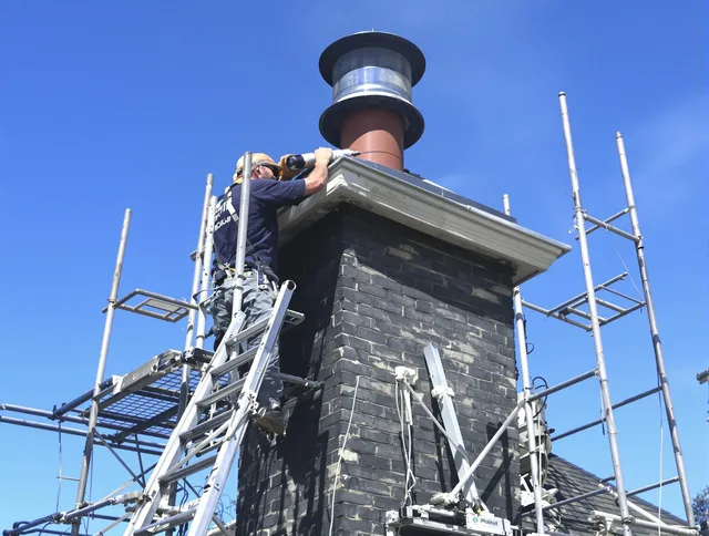 Sturdy chimney crown finished by Westchester Chimney Sweep in Westchester, FL