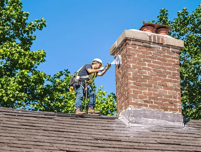 Westchester Chimney Sweep performing an inspection with advanced tools in Westchester, FL