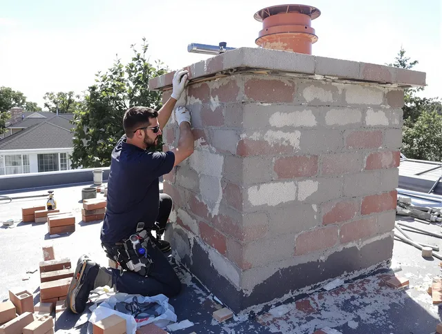 Advanced chimney repair process by Westchester Chimney Sweep in Westchester, FL