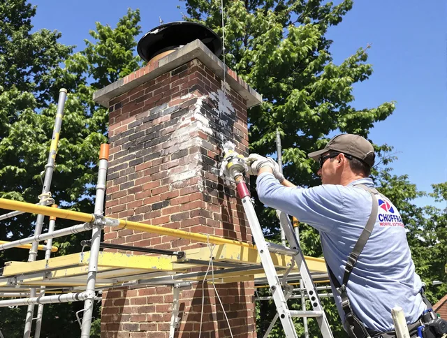 Structural chimney repair by Westchester Chimney Sweep in Westchester, FL