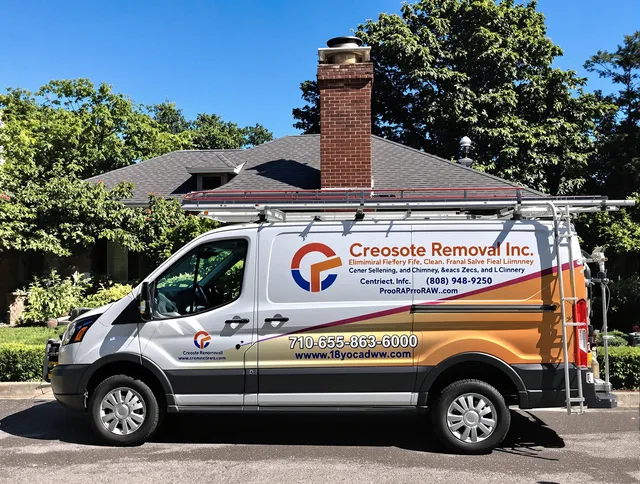 Westchester Chimney Sweep technician removing creosote safely in Westchester, FL