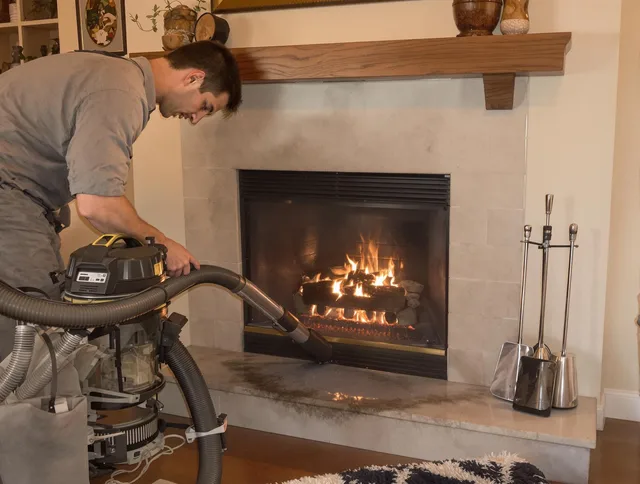 Routine fireplace upkeep by Westchester Chimney Sweep in Westchester, FL